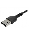 Startech.COM  1 M / 3.3FT. USB 2.0 TO USB C CABLE - BLACK - ARAMID FIBER - USB-C CABLE - 1 M  (RUSB2AC1MB) - nr 3
