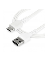 Startech.COM  1 M / 3.3 FT. USB 2.0 TO USB C CABLE - WHITE - ARAMID FIBER - USB-C CABLE - 1 M  (RUSB2AC1MW) - nr 14