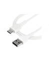 Startech.COM  1 M / 3.3 FT. USB 2.0 TO USB C CABLE - WHITE - ARAMID FIBER - USB-C CABLE - 1 M  (RUSB2AC1MW) - nr 1