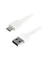 Startech.COM  1 M / 3.3 FT. USB 2.0 TO USB C CABLE - WHITE - ARAMID FIBER - USB-C CABLE - 1 M  (RUSB2AC1MW) - nr 2