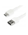 Startech.COM  1 M / 3.3 FT. USB 2.0 TO USB C CABLE - WHITE - ARAMID FIBER - USB-C CABLE - 1 M  (RUSB2AC1MW) - nr 6