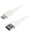Startech.COM  2 M / 6.6FT. USB 2.0 TO USB C CABLE - WHITE - ARAMID FIBER - USB-C CABLE - 2 M  (RUSB2AC2MW) - nr 19