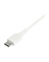 Startech.COM  2 M / 6.6FT. USB 2.0 TO USB C CABLE - WHITE - ARAMID FIBER - USB-C CABLE - 2 M  (RUSB2AC2MW) - nr 3