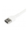 Startech.COM  2 M / 6.6FT. USB 2.0 TO USB C CABLE - WHITE - ARAMID FIBER - USB-C CABLE - 2 M  (RUSB2AC2MW) - nr 7