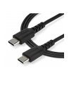 Startech.COM  1 M / 3.3FT. USB C CABLE - BLACK - ARAMID FIBER - USB-C CABLE - 1 M  (RUSB2CC1MB) - nr 12