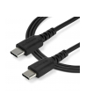 Startech.COM  1 M / 3.3FT. USB C CABLE - BLACK - ARAMID FIBER - USB-C CABLE - 1 M  (RUSB2CC1MB) - nr 7