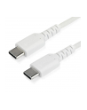 Startech.COM  1 M / 3.3 FT. USB C CABLE - WHITE - ARAMID FIBER - USB-C CABLE - 1 M  (RUSB2CC1MW) - nr 13