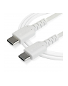 Startech.COM  1 M / 3.3 FT. USB C CABLE - WHITE - ARAMID FIBER - USB-C CABLE - 1 M  (RUSB2CC1MW) - nr 15