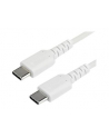 Startech.COM  1 M / 3.3 FT. USB C CABLE - WHITE - ARAMID FIBER - USB-C CABLE - 1 M  (RUSB2CC1MW) - nr 1