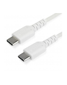 Startech.COM  1 M / 3.3 FT. USB C CABLE - WHITE - ARAMID FIBER - USB-C CABLE - 1 M  (RUSB2CC1MW) - nr 5