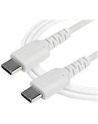 Startech.COM  2 M / 6.6 FT. USB C CABLE - WHITE - ARAMID FIBER - USB-C CABLE - 2 M  (RUSB2CC2MW) - nr 16