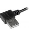 Startech Kabel USB MicroUSB kątowy 1m Czarny (USB2AUB2RA1M) - nr 12