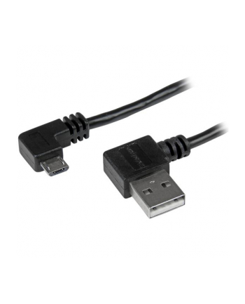 Startech Kabel USB MicroUSB kątowy 1m Czarny (USB2AUB2RA1M)