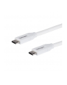 Startech.com 2m 6ft USB C to USB C Cable - 5A PD - USB 2.0 USB-IF Certified - USB-C cable - 2 m (USB2C5C2MW) - nr 3