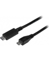 Startech Kabel USB microUSB- USB C 1m czarny - USB2CUB1M (USB2CUB1M) - nr 10