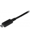Startech Kabel USB microUSB- USB C 1m czarny - USB2CUB1M (USB2CUB1M) - nr 12