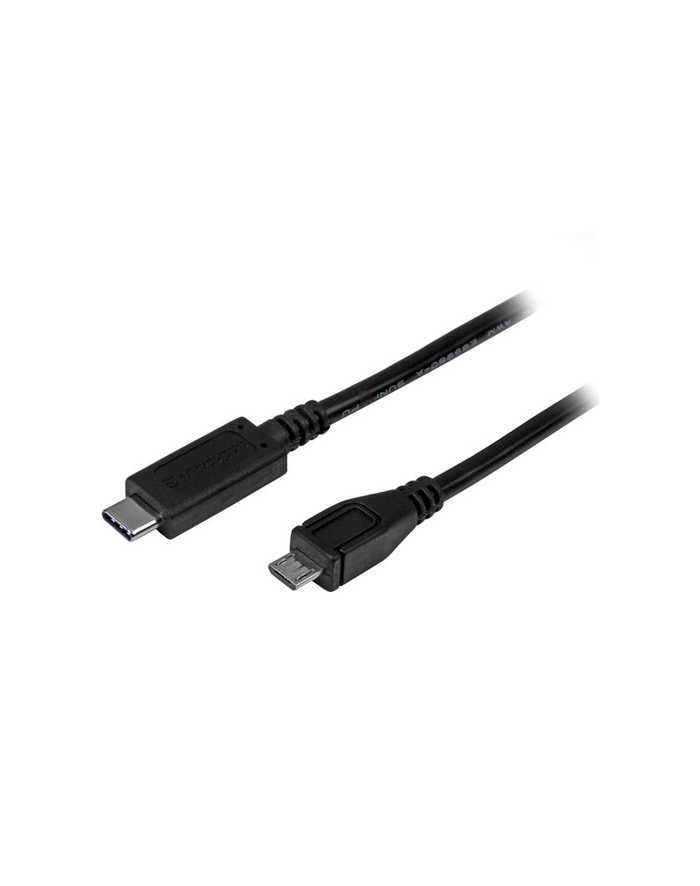 Startech Kabel USB microUSB- USB C 1m czarny - USB2CUB1M (USB2CUB1M) główny