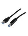 Startech Kabel USB USB-B / 3.0 2m Czarny (USB3CAB2M) - nr 2