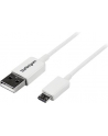 Startech Kabel USB MicroUSB 2m Biały (USBPAUB2MW) - nr 16