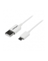 Startech Kabel USB MicroUSB 2m Biały (USBPAUB2MW) - nr 1