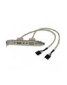 Startech.com 2-Outlet USB Plate (USBPLATE) - nr 1