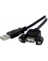 Startech.com USB 2.0 Panel Mount Cable A / A (USBPNLAFAM1) - nr 12
