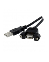 Startech.com USB 2.0 Panel Mount Cable A / A (USBPNLAFAM1) - nr 2