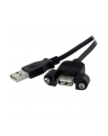 Startech.com USB 2.0 Panel Mount Cable A / A (USBPNLAFAM1) - nr 3