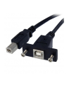 Startech.com USB 2.0 Panel Mount Cable B/B (USBPNLBFBM1) - nr 2