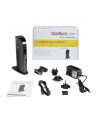 Startech Stacja/replikator USB 3.0 / DVI / HDMI Czarna (USB3SDOCKHD) - nr 24
