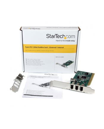 Startech.com 3 Port IEEE-1394 FireWire PCI Card (PCI1394MP)