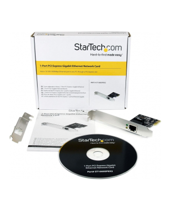 Startech.com 1 Port PCI Express PCIe Gigabit Network Server Adapter NIC Card (ST1000SPEX2)