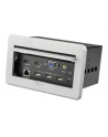 Startech.COM  CONFERENCE TABLE CONNECTIVITY BOX FOR A/V - HDMI / VGA / DISPLAYPORT INPUTS - HDMI OUTPUT - 4K - MOUNTING PLATE (BOX4HDECP2) - nr 1