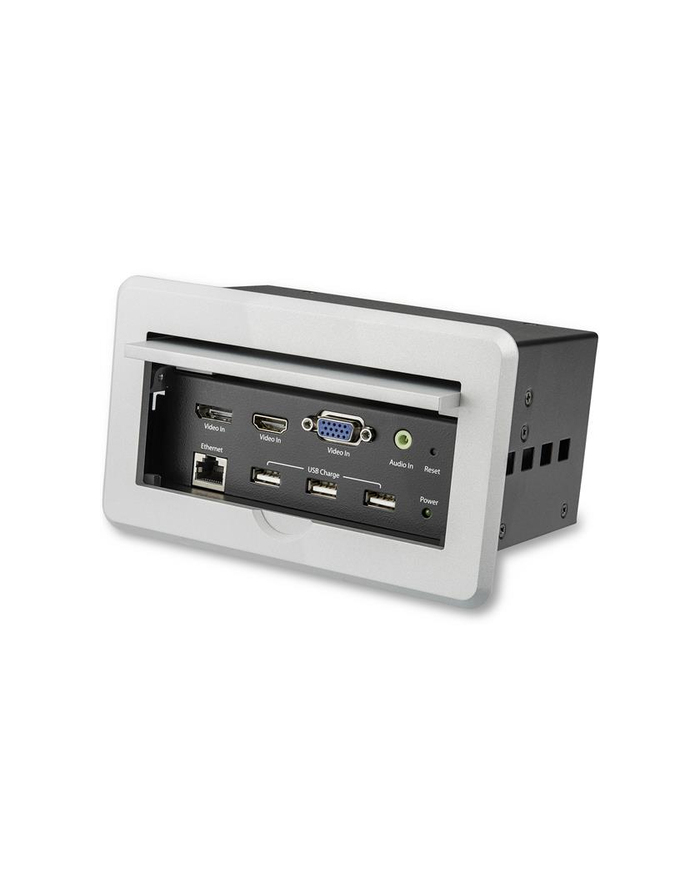 Startech.COM  CONFERENCE TABLE CONNECTIVITY BOX FOR A/V - HDMI / VGA / DISPLAYPORT INPUTS - HDMI OUTPUT - 4K - MOUNTING PLATE (BOX4HDECP2) główny