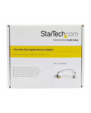 Startech.com Mini PCI Express/Gigabit Ethernet (ST1000SMPEX)