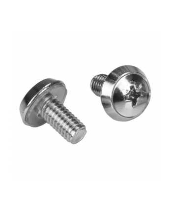 Startech.COM  M6 RACK SCREWS AND M6 CAGE NUTS - M6 NUTS AND SCREWS - 20 PACK - RACK SCREWS AND NUTS (CABSCRWM620)