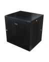 Startech.COM  12U WALL-MOUNT SERVER RACK CABINET - 24 IN. DEEP - HINGED - STATIVINDELUKKEKABINET - 12U (RK1224WALHM) - nr 12