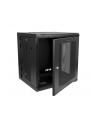 Startech.COM  12U WALL-MOUNT SERVER RACK CABINET - 24 IN. DEEP - HINGED - STATIVINDELUKKEKABINET - 12U (RK1224WALHM) - nr 13