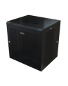 Startech.COM  12U WALL-MOUNT SERVER RACK CABINET - 24 IN. DEEP - HINGED - STATIVINDELUKKEKABINET - 12U (RK1224WALHM) - nr 1