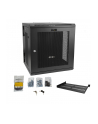 Startech.COM  12U WALL-MOUNT SERVER RACK CABINET - 24 IN. DEEP - HINGED - STATIVINDELUKKEKABINET - 12U (RK1224WALHM) - nr 36