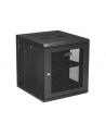 Startech.COM  12U WALL-MOUNT SERVER RACK CABINET - 24 IN. DEEP - HINGED - STATIVINDELUKKEKABINET - 12U (RK1224WALHM) - nr 4