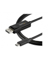 Startech.COM Startech.COM  3.3 FT. (1 M) USB C TO DISPLAYPORT 1.4 CABLE - BIDIRECTIONAL - USB / DISPLAYPORT CABLE - 1 M CDP2DP141MBD   (CDP2DP141MBD) - nr 1