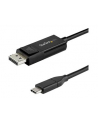 Startech.COM Startech.COM  3.3 FT. (1 M) USB C TO DISPLAYPORT 1.4 CABLE - BIDIRECTIONAL - USB / DISPLAYPORT CABLE - 1 M CDP2DP141MBD   (CDP2DP141MBD) - nr 2