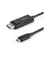 Startech.COM  3.3 FT. (1 M) USB-C TO DISPLAYPORT 1.2 CABLE - BI-DIRECTIONAL - USB / DISPLAYPORT CABLE - 1 M CDP2DP1MBD - nr 16