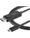 Startech.COM  3.3 FT. (1 M) USB-C TO DISPLAYPORT 1.2 CABLE - BI-DIRECTIONAL - USB / DISPLAYPORT CABLE - 1 M CDP2DP1MBD - nr 6