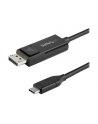 Startech.COM Startech.COM  6.6 FT. (2 M) USB-C TO DISPLAYPORT 1.2 CABLE - BI-DIRECTIONAL - USB / DISPLAYPORT CABLE - 2 M CDP2DP2MBD   (CDP2DP2MBD) - nr 2