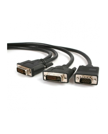 Startech.com DVI-I male to DVI-D male + VGA male splitter (DVIVGAYMM6)