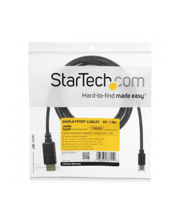 Startech.com 1.8m DisplayPort Adapter Cable (MDP2DPMM6)