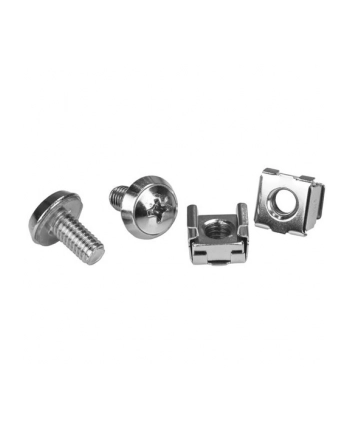 Startech.COM M6 RACK SCREWS AND M6 CAGE NUTS - M6 NUTS AND SCREWS - 20 PACK - RACK SCREWS AND NUTS (CABSCRWM620)