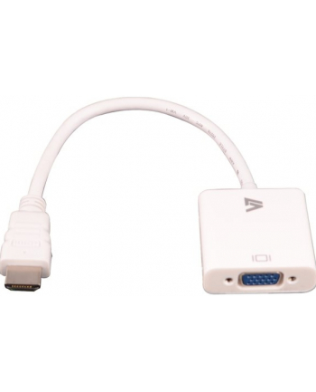 V7 Adapter AV HDMI - VGA Biały (CBLHDAV-1E)
